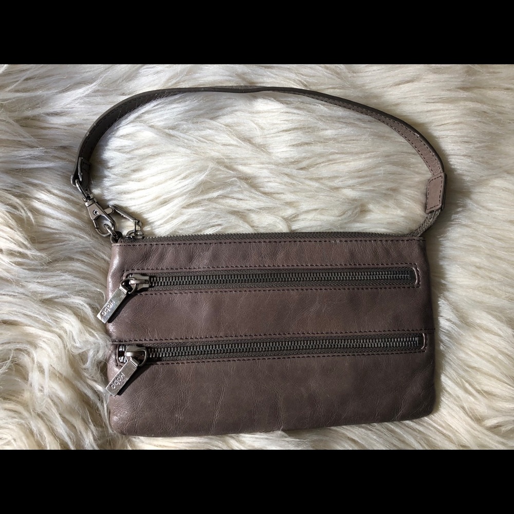 Hobo Gray Wrislet Genuine Leather